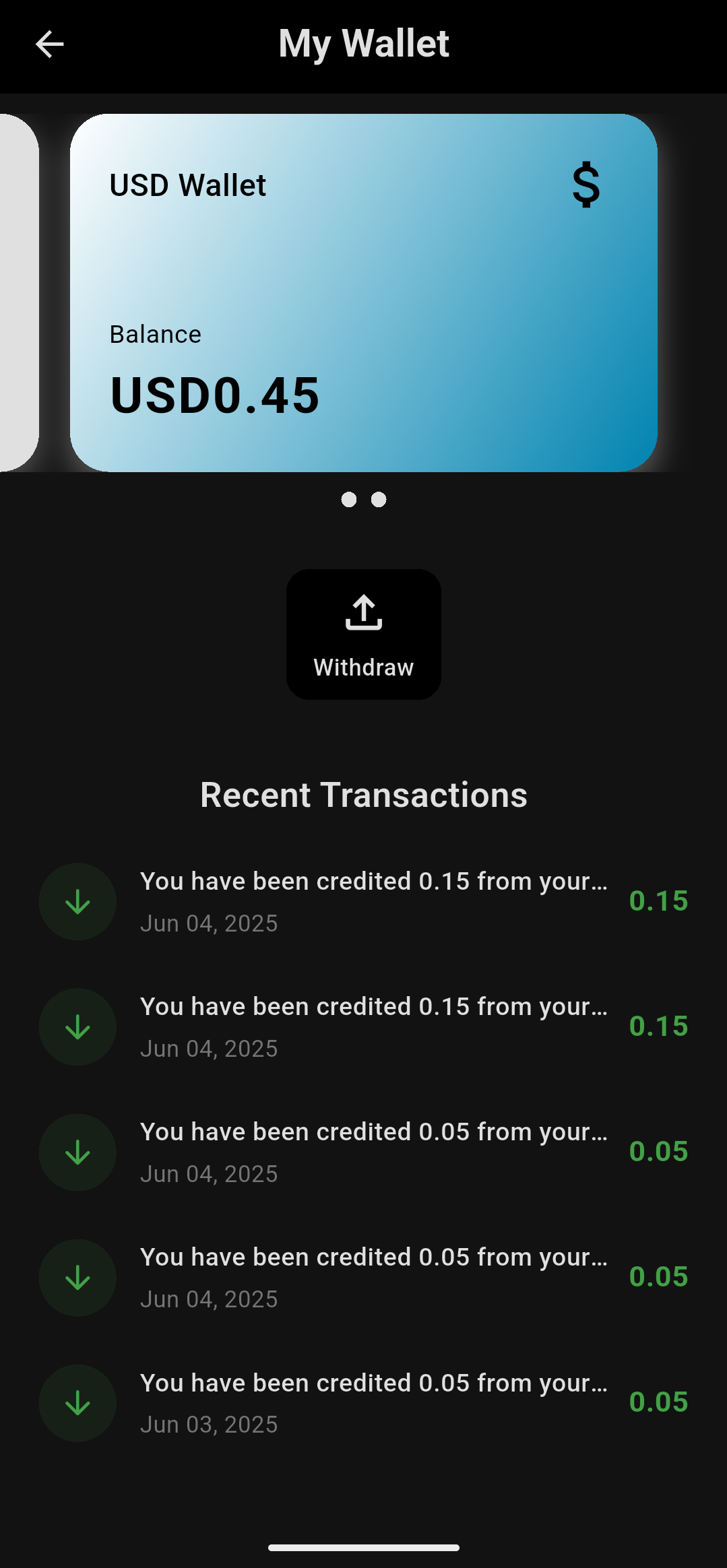 Relax App - Creator Dashboard
